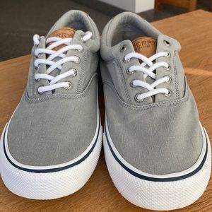 Sperry Grey Boat Shoes Size 11